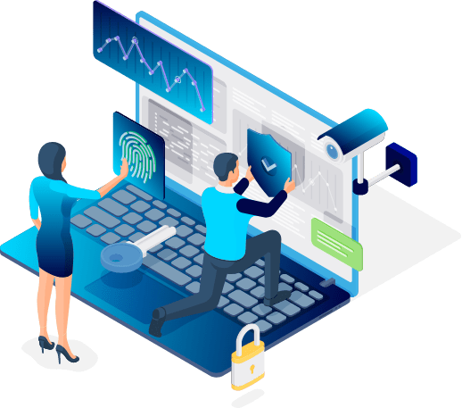 Dedicated server security, data protection and management